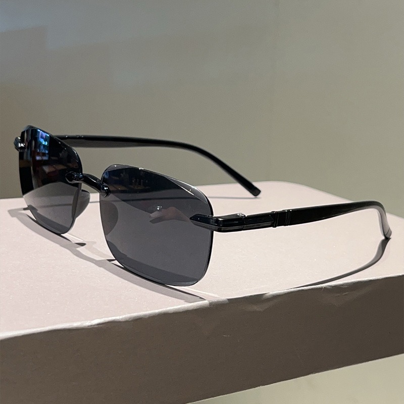 Lunettes de soleil pilote pour - Men'S Fashion Rimless Glasses avis et prix