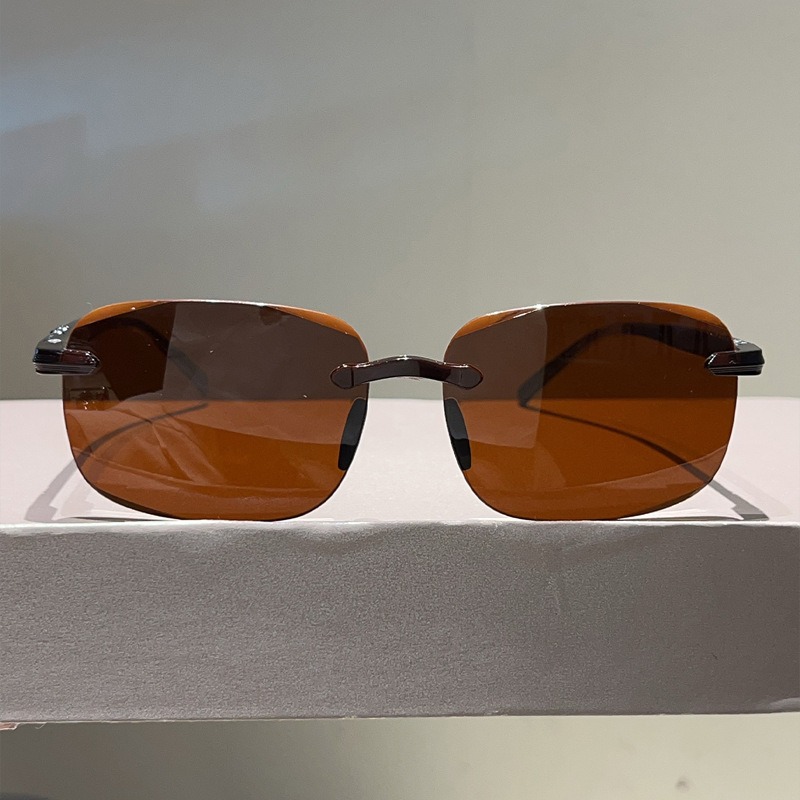 Lunettes de soleil pilote pour - Men'S Fashion Rimless Glasses avis et prix