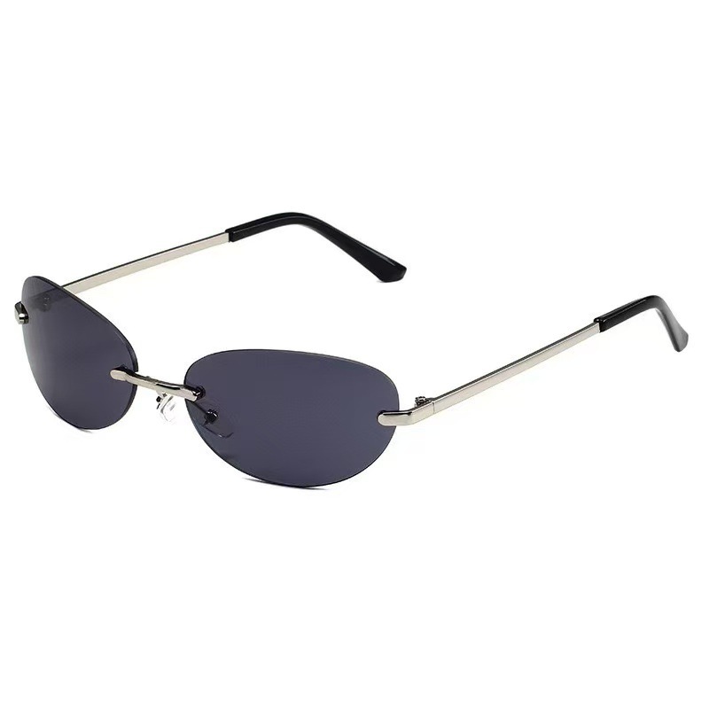 Lunettes de soleil ovales sans - Men'S Fashion Rimless Glasses avis et prix