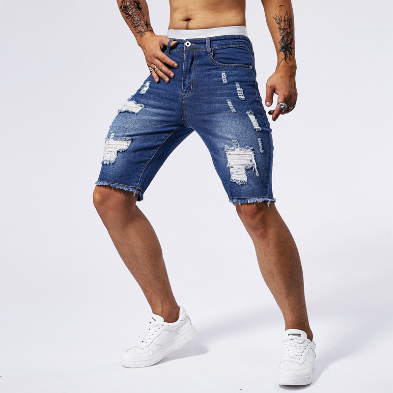 Short en Denim déchiré pour ho - Mens Fashion Summer 2025 avis et prix