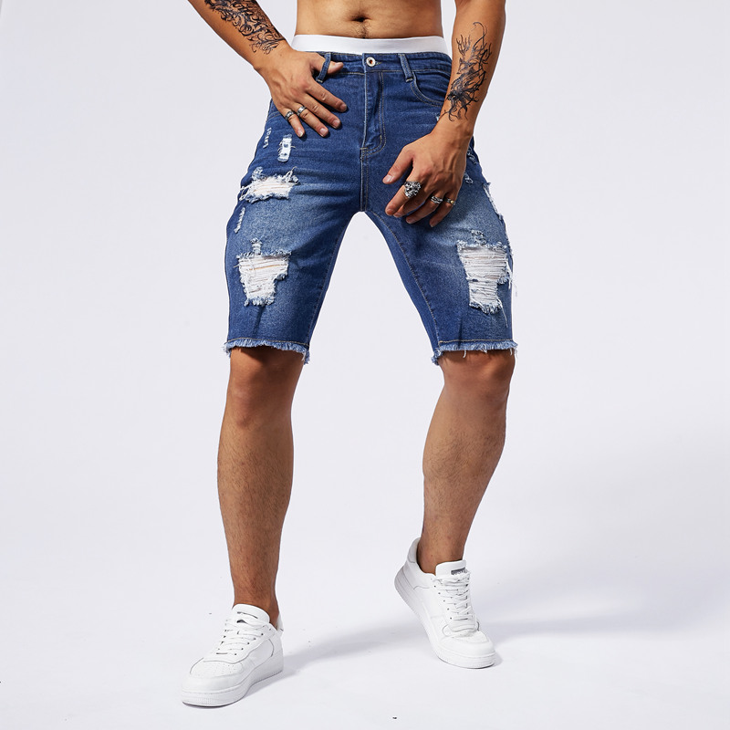 Short en Denim déchiré pour ho - Mens Fashion Summer 2025 avis et prix