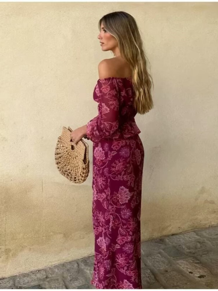 Ensemble deux pièces imprimé V - Mens Fashion Summer 2025 avis et prix