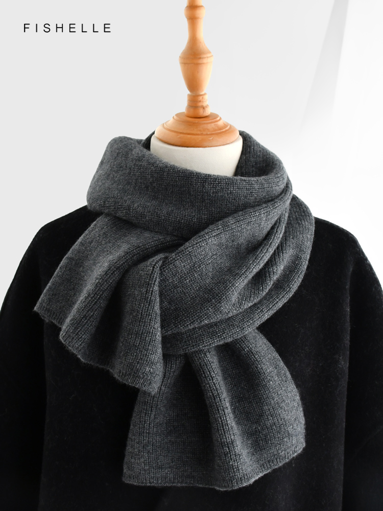 Écharpe en cachemire de couleu - Men Scarf Wool avis et prix