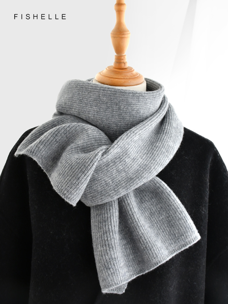 Écharpe en cachemire de couleu - Men Scarf Wool avis et prix