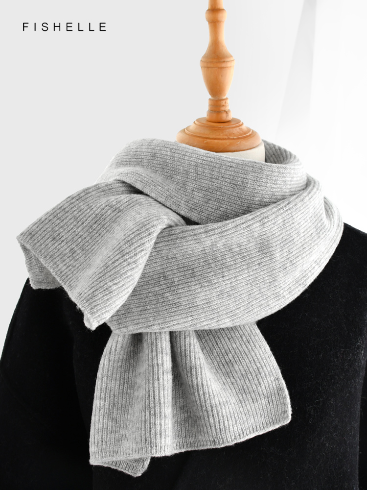 Écharpe en cachemire de couleu - Men Scarf Wool avis et prix