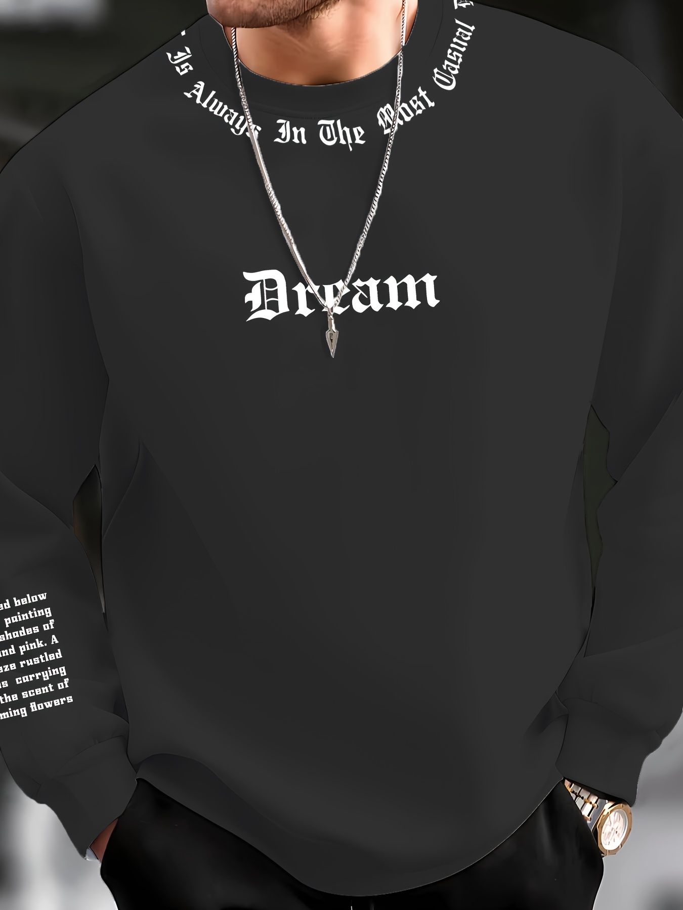 Sweat-shirt à col rond pour ho - Mens Fashion Top avis et prix