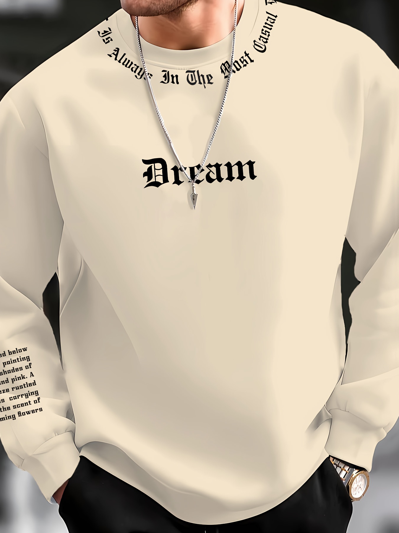 Sweat-shirt à col rond pour ho - Mens Fashion Top avis et prix