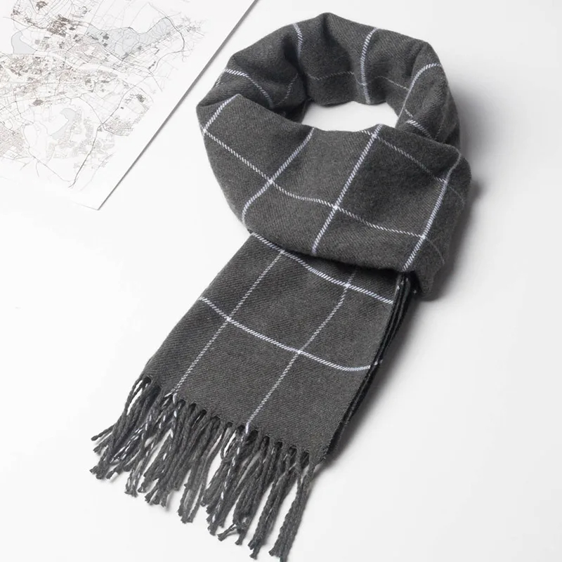 Écharpe en cachemire pour homm - Men Scarf Wool avis et prix