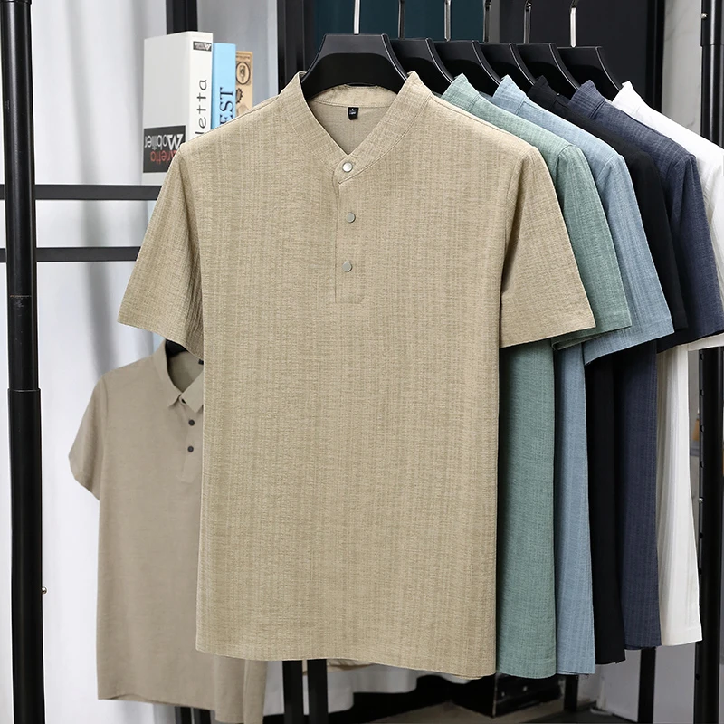 Chemises décontractées pour ho - Linen Shirt Summer avis et prix