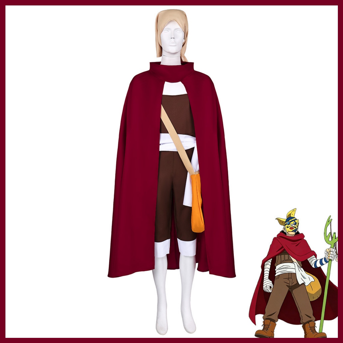 Costume de cosplay Usopp Sogek - Mens Fashion Jumpsuit avis et prix