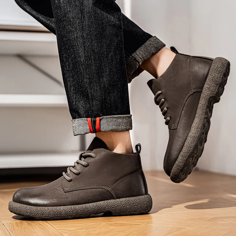 Bottines courtes marron pour h - Men'S Fashion Footwear avis et prix
