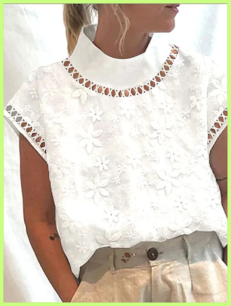 Chemisier en coton et lin pour - Linen Shirt Summer avis et prix