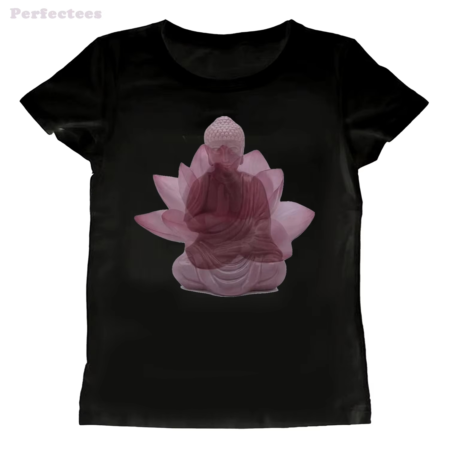 T-shirt imprimé Lotus Bouddha  - Mens Fashion In The 2000S avis et prix