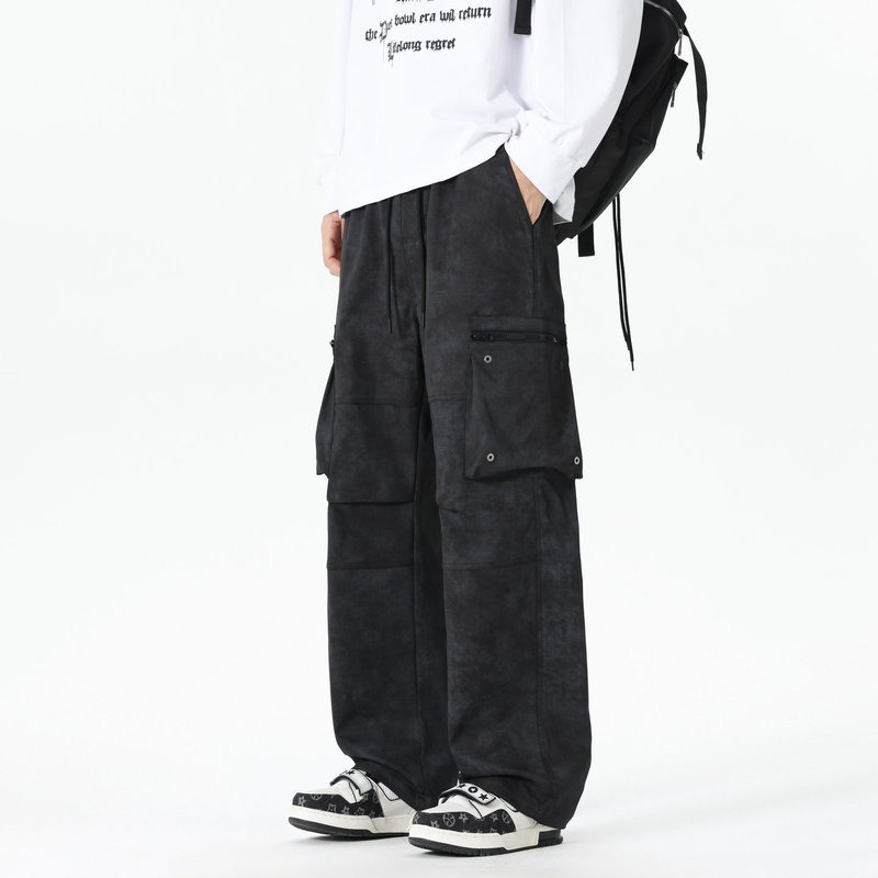 Pantalon élastique taille haut - Mens Fashion Cargo Pants avis et prix