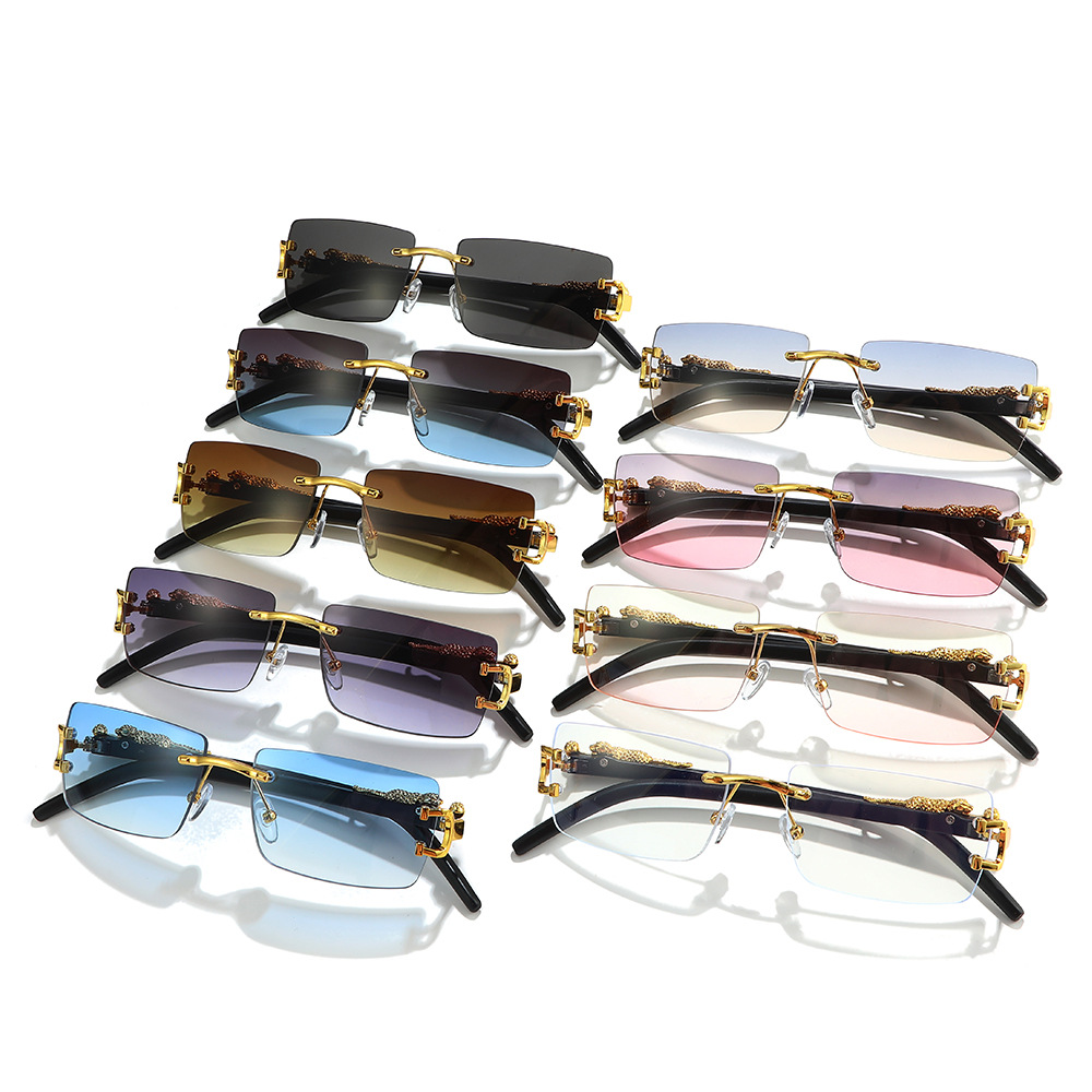 1 Paire de Lunettes de Soleil  - Men'S Fashion Rimless Glasses avis et prix