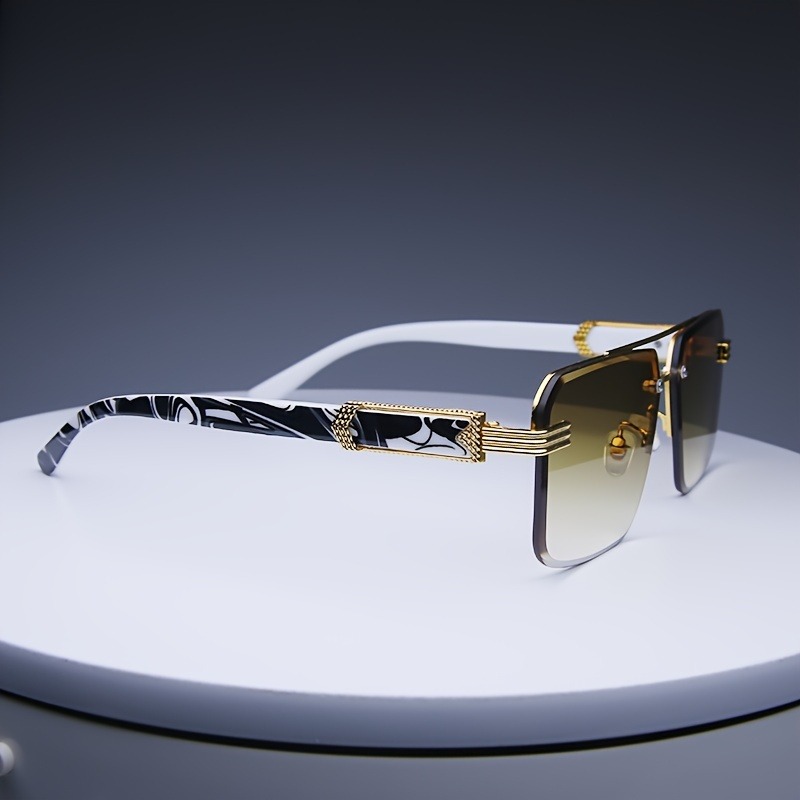 Lunettes de soleil sans montur - Men'S Fashion Rimless Glasses avis et prix