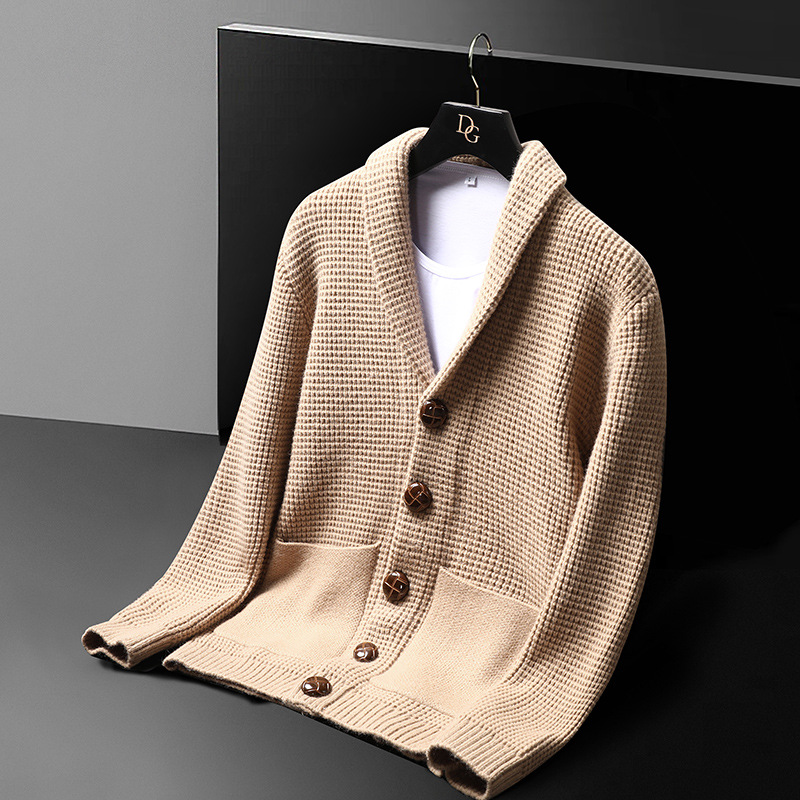 Veste en tricot de luxe haut d - Men Fashion Korean Style avis et prix