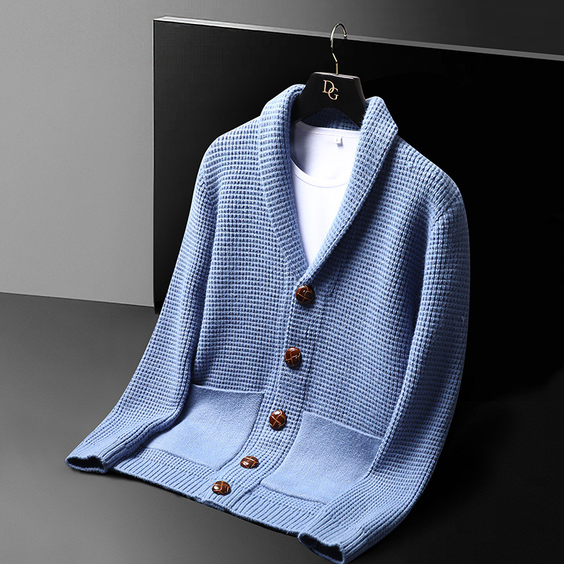 Veste en tricot de luxe haut d - Men Fashion Korean Style avis et prix