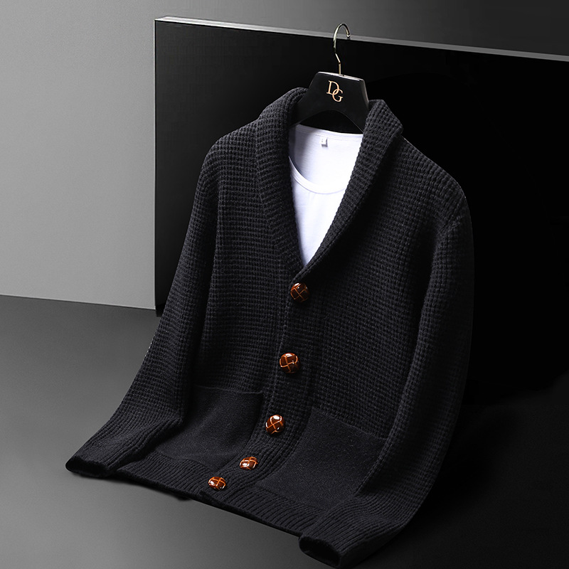 Veste en tricot de luxe haut d - Men Fashion Korean Style avis et prix