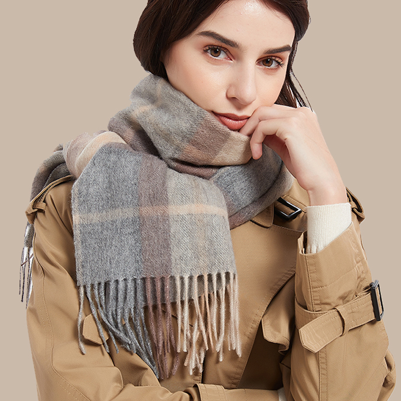 2025 foulards à carreaux écoss - Men Scarf Wool avis et prix