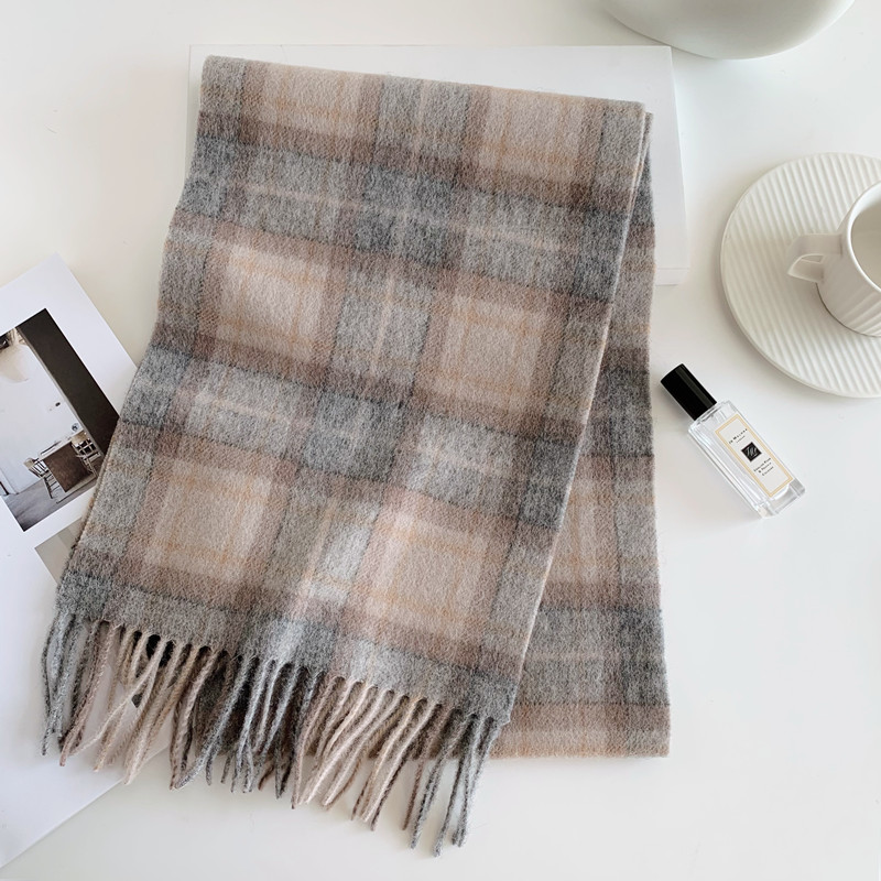 2025 foulards à carreaux écoss - Men Scarf Wool avis et prix