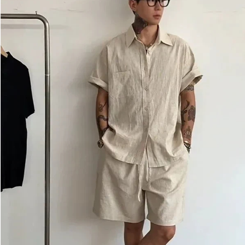 Ensemble 2 pièces en lin et co - Linen Shirt Summer avis et prix