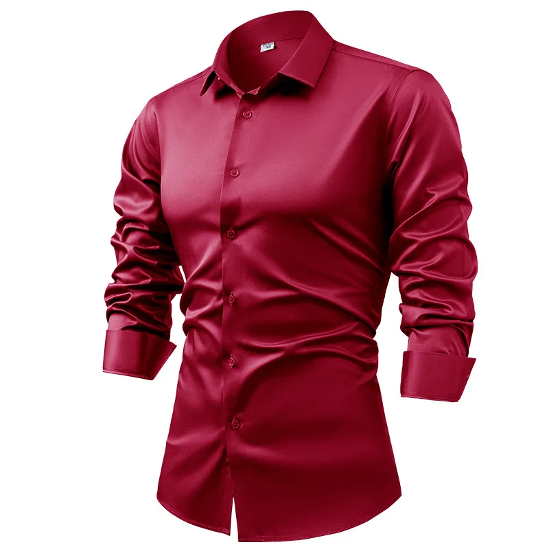 Chemises provoqué à manches lo - Dress Shirt Non-Iron avis et prix