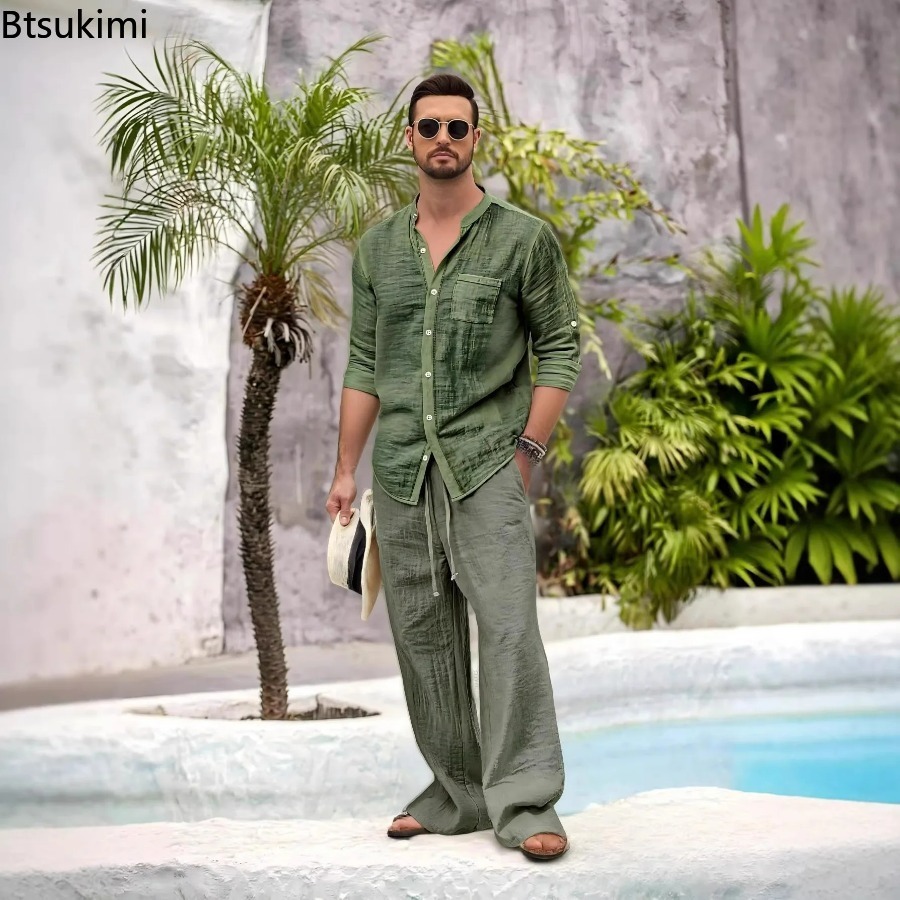 Nouvel ensemble décontracté 2  - Linen Shirt Summer avis et prix