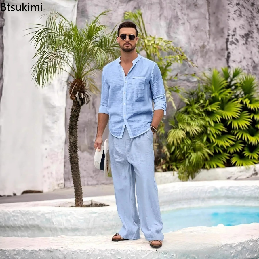 Nouvel ensemble décontracté 2  - Linen Shirt Summer avis et prix