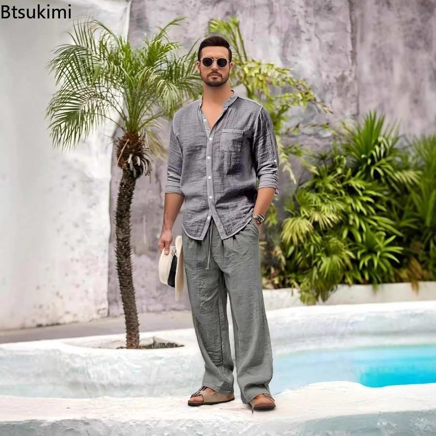 Nouvel ensemble décontracté 2  - Linen Shirt Summer avis et prix