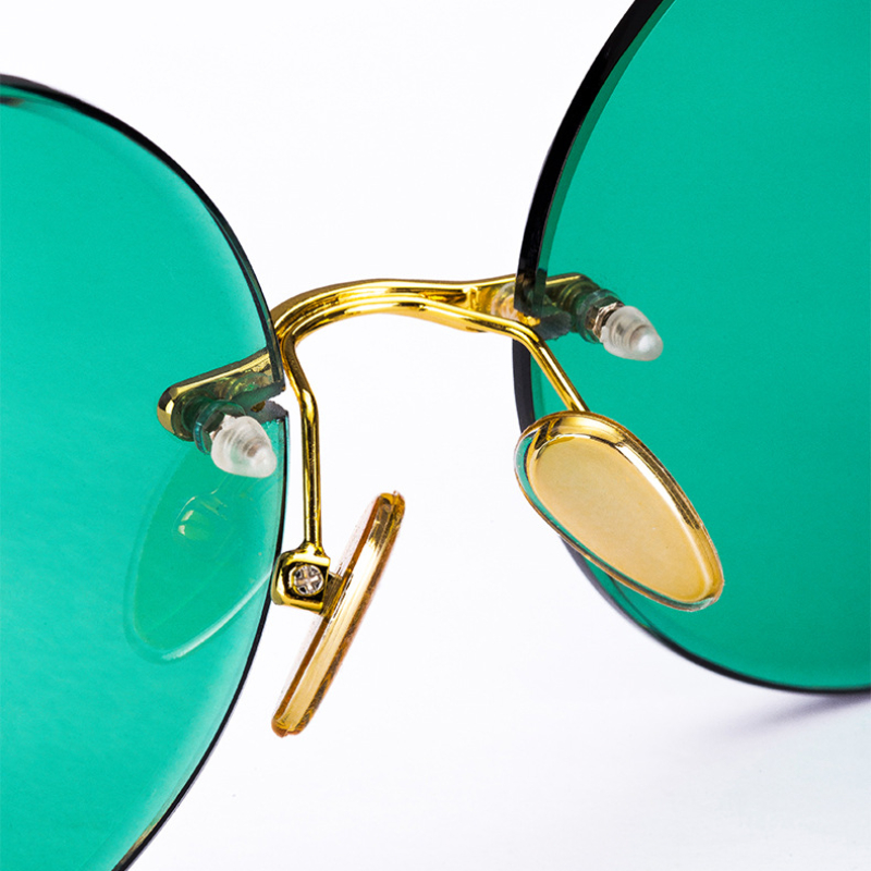 Lunettes de soleil classiques  - Men'S Fashion Rimless Glasses avis et prix