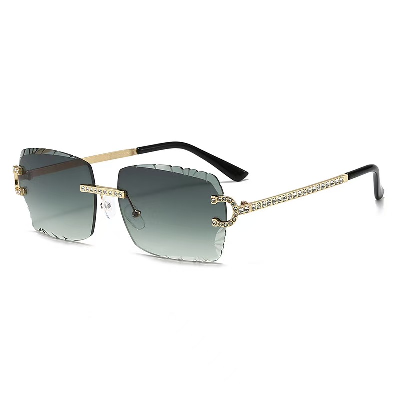 Lunettes de soleil carrées san - Men'S Fashion Rimless Glasses avis et prix