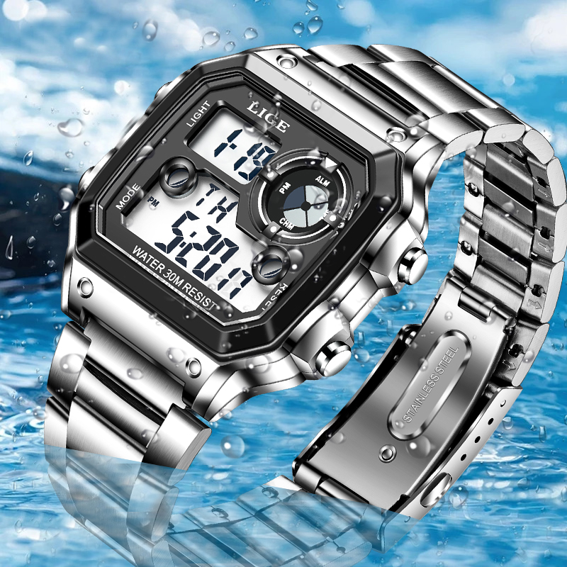 Montre électronique pour homme - Fashion Mens Watches avis et prix
