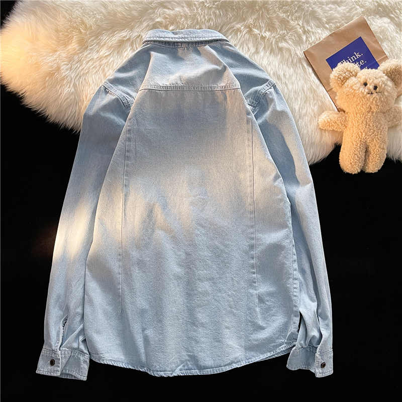 Chemises en denim de style cor - Men Fashion Korean Style avis et prix