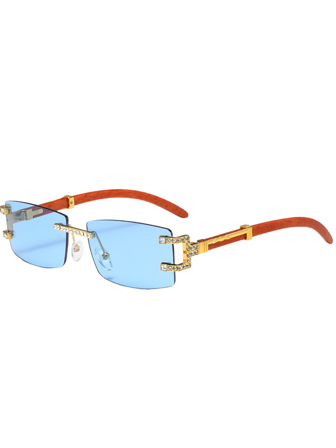 Lunettes de soleil rétro à la  - Men'S Fashion Rimless Glasses avis et prix