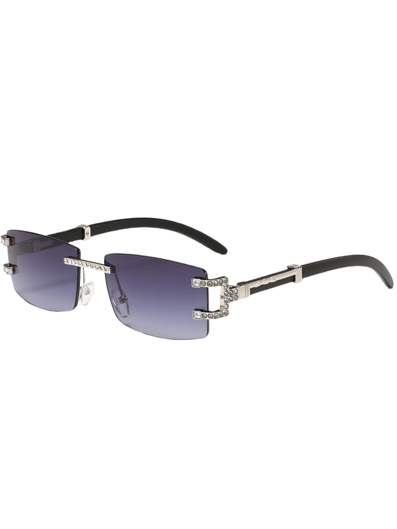 Lunettes de soleil rétro à la  - Men'S Fashion Rimless Glasses avis et prix