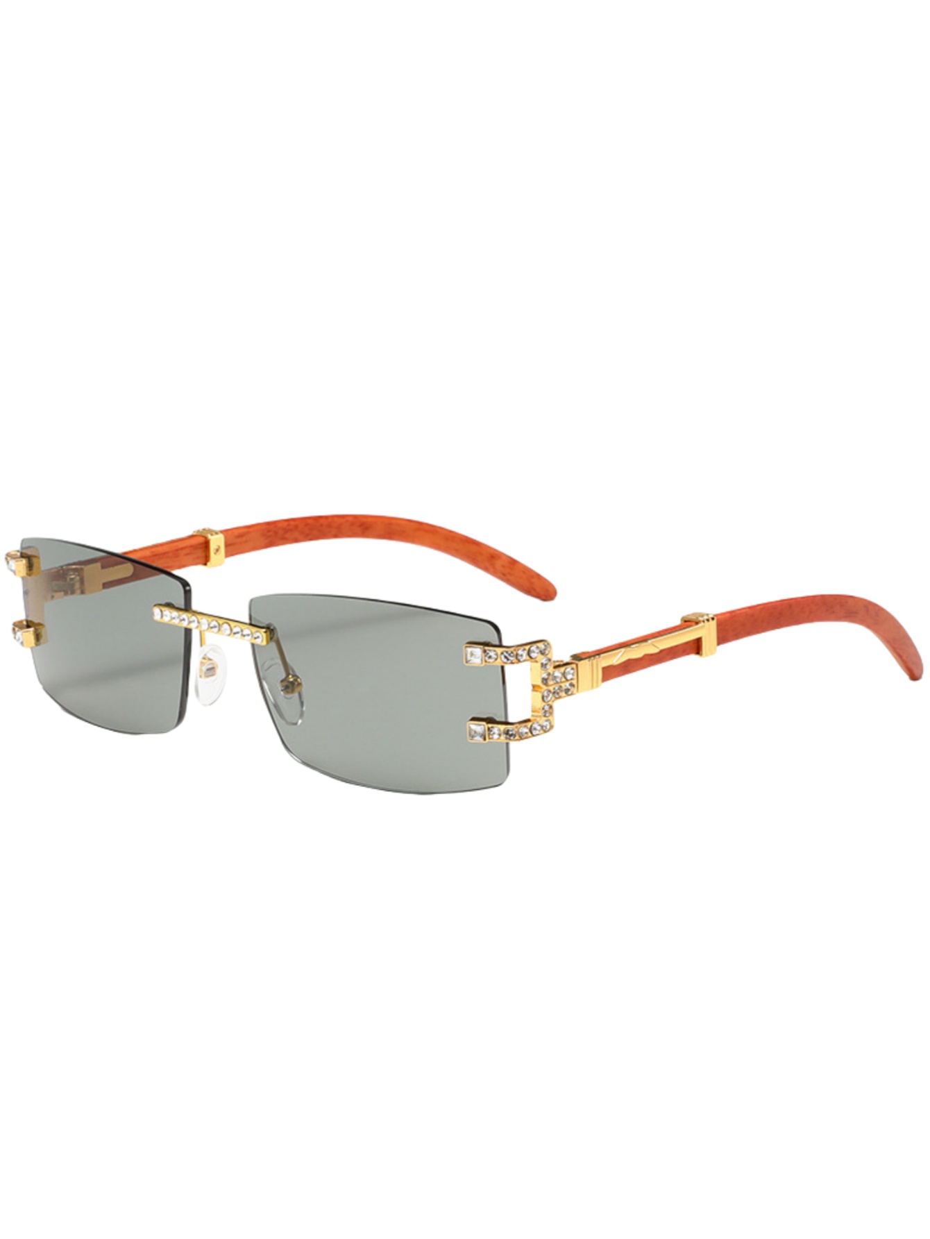 Lunettes de soleil rétro à la  - Men'S Fashion Rimless Glasses avis et prix