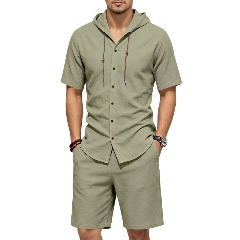 Ensemble deux pièces en lin po - Linen Shirt Summer avis et prix