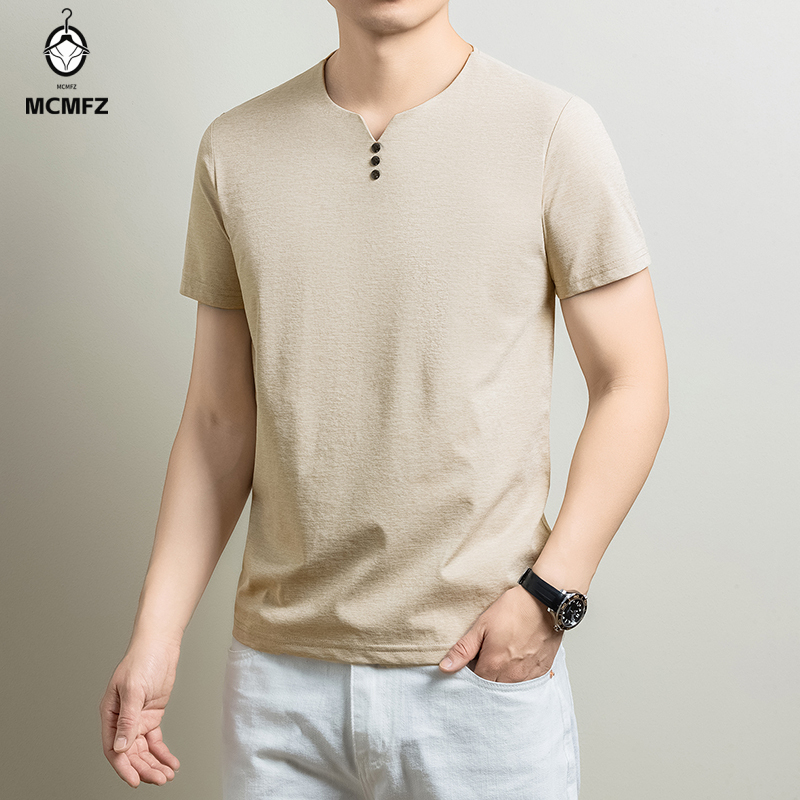 T-shirt Henley basique pour ho - Men'S Fashion Trends 2025 avis et prix