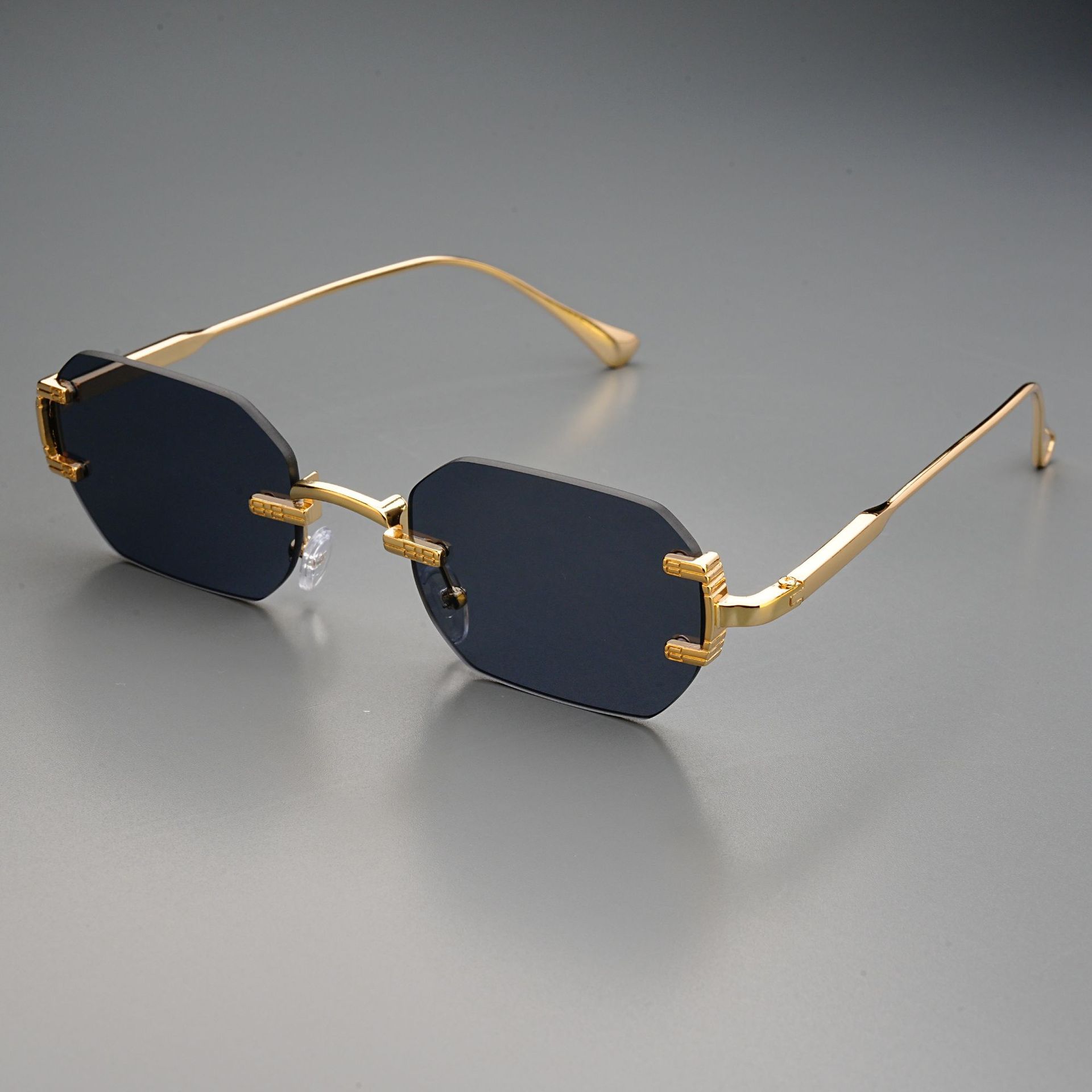 Lunettes de soleil sans montur - Men'S Fashion Rimless Glasses avis et prix