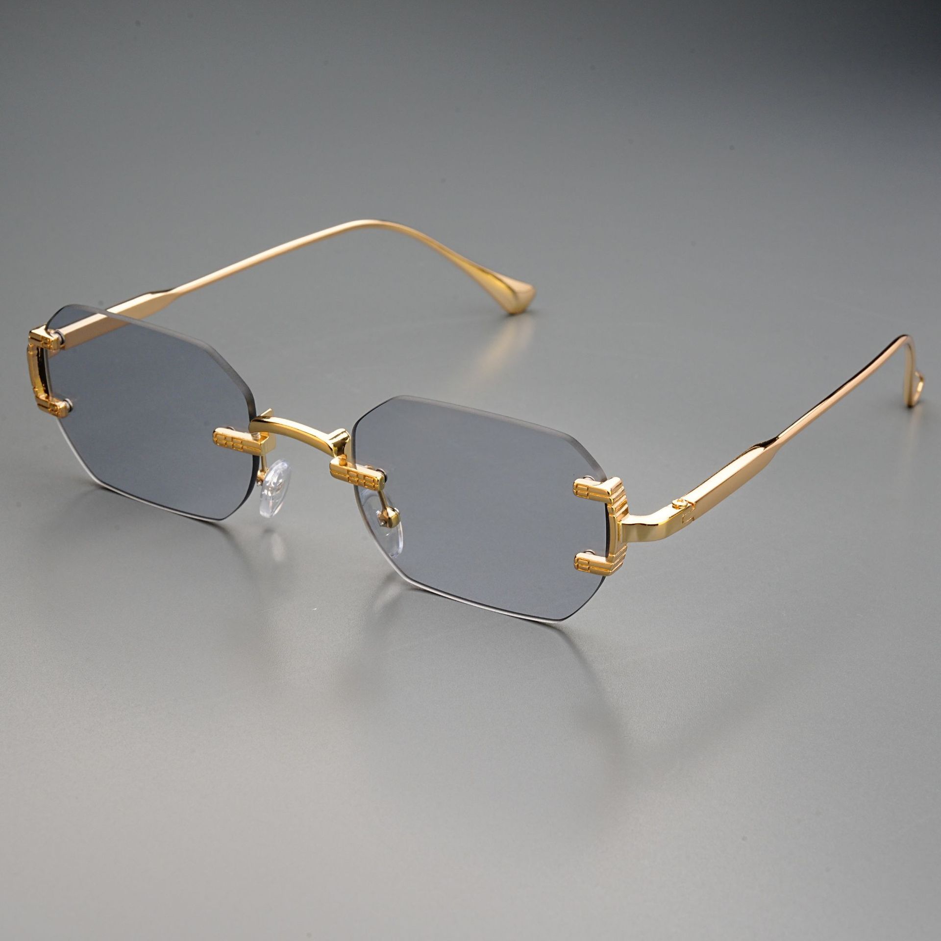 Lunettes de soleil sans montur - Men'S Fashion Rimless Glasses avis et prix