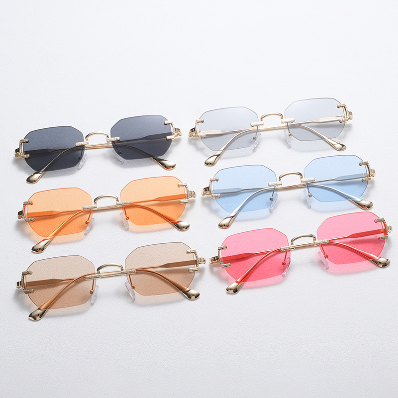 Lunettes de soleil sans montur - Men'S Fashion Rimless Glasses avis et prix