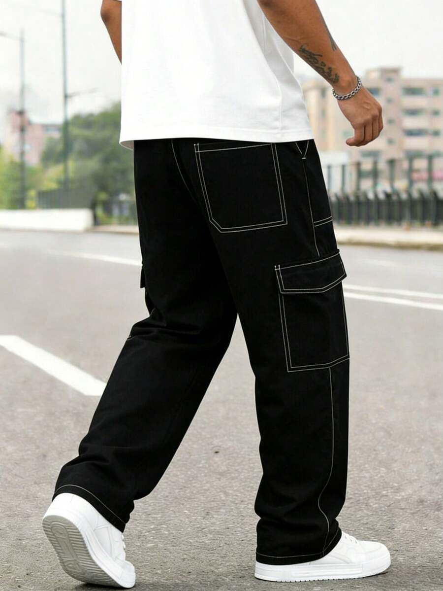 Pantalon long décontracté de s - Mens Fashion Cargo Pants avis et prix