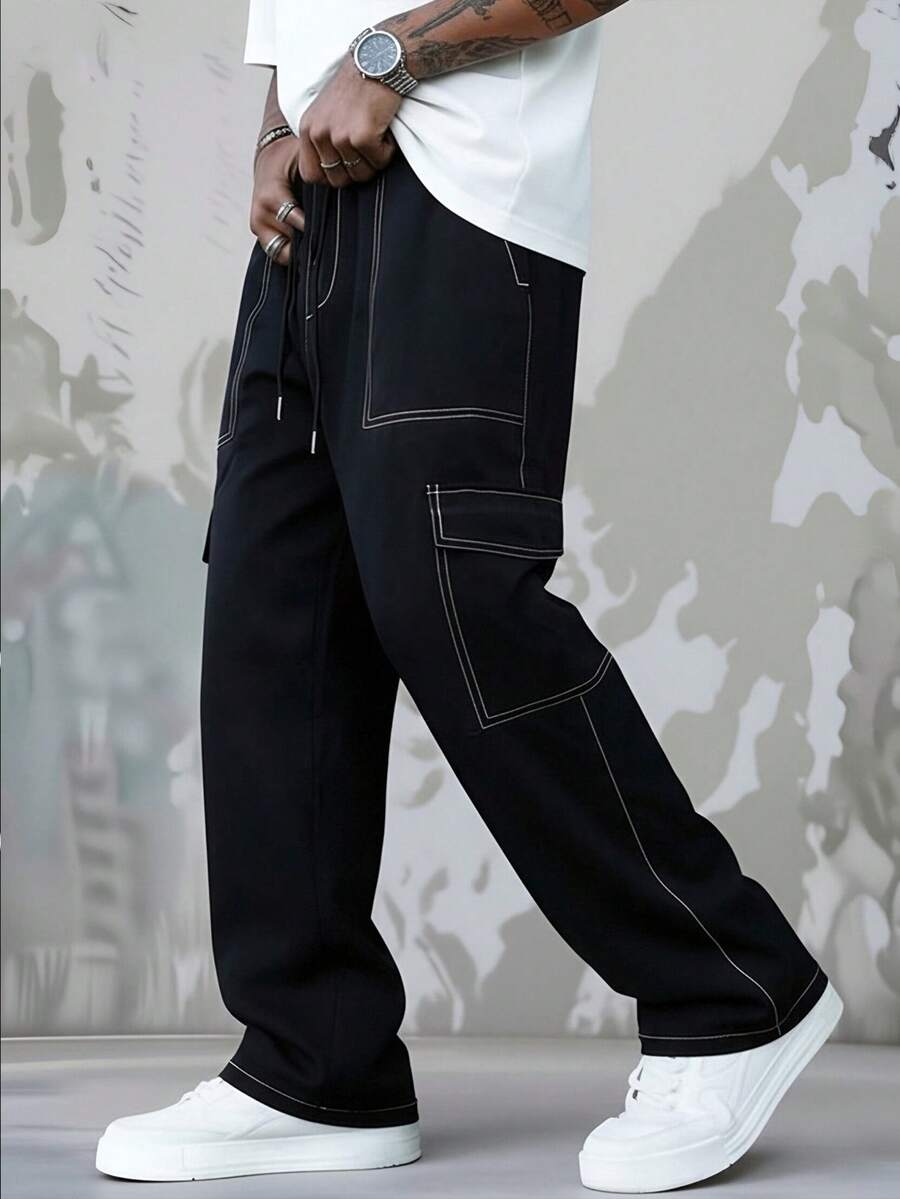 Pantalon long décontracté de s - Mens Fashion Cargo Pants avis et prix