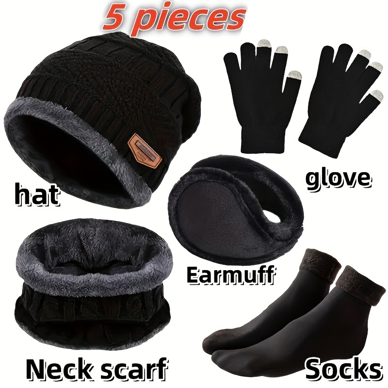 Chapeau d'hiver pour hommes, é - Men Scarf Wool avis et prix
