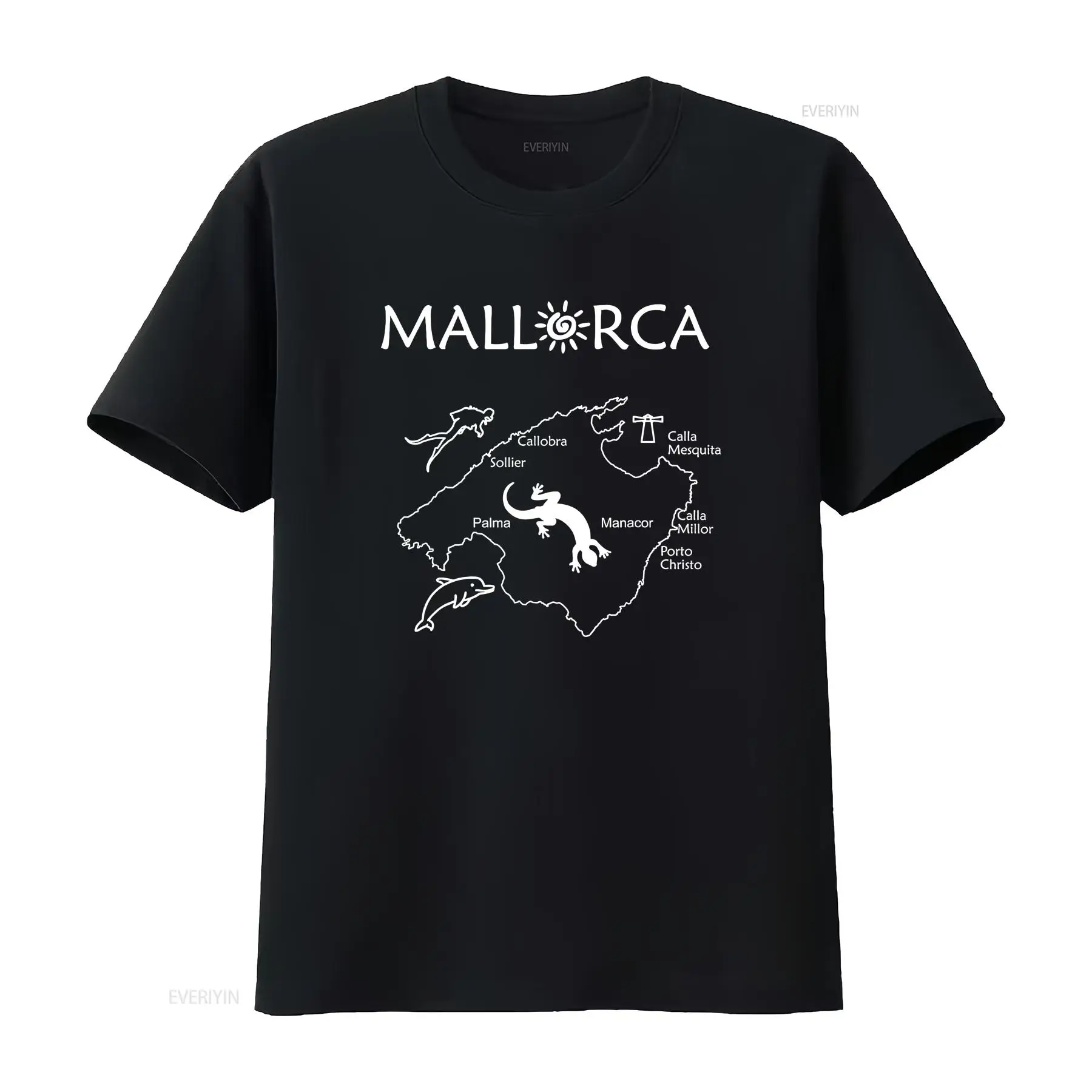 T-shirt Carte de Majorque – Gu - Men'S Fashion Guide avis et prix