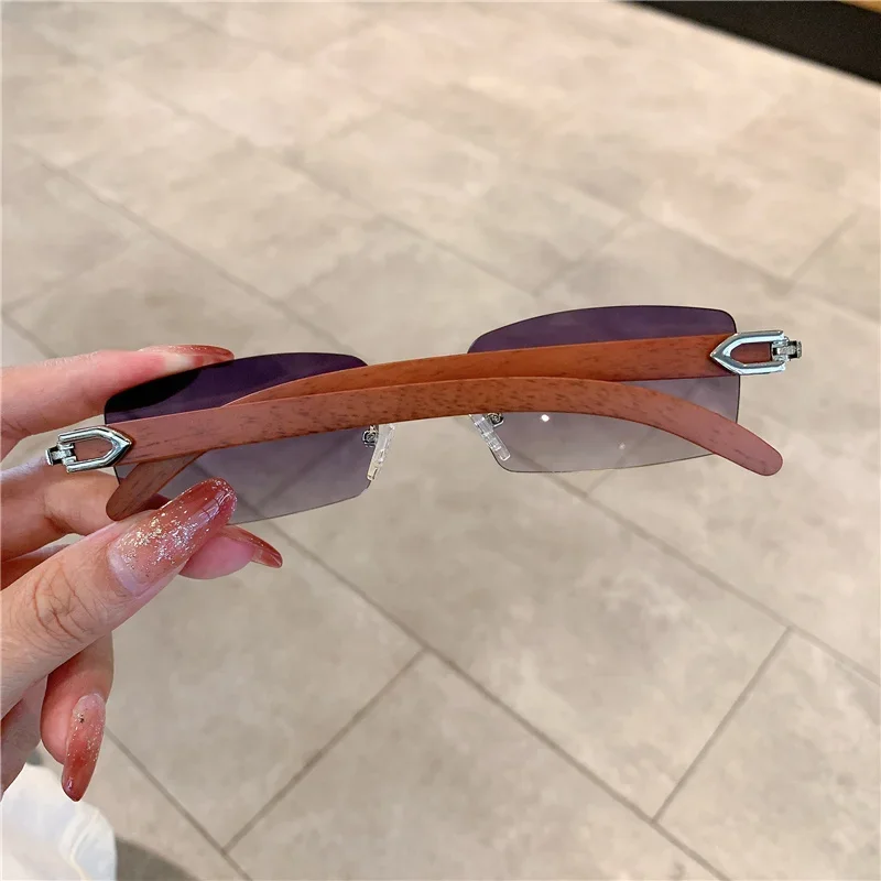 Petites lunettes de soleil san - Men'S Fashion Rimless Glasses avis et prix