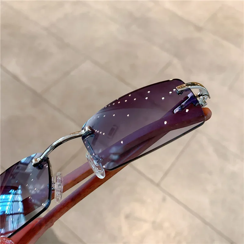 Petites lunettes de soleil san - Men'S Fashion Rimless Glasses avis et prix