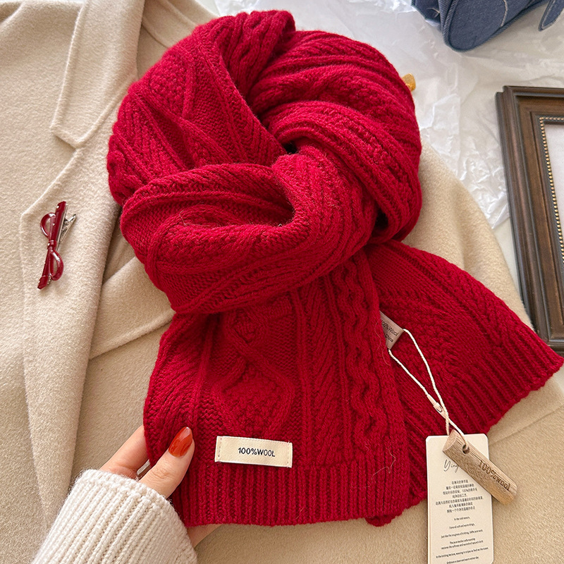 Luxe 100% laine écharpe femmes - Men Scarf Wool avis et prix