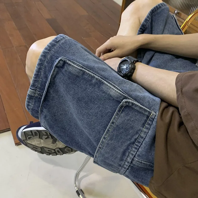 Shorts cargo en jean coréens p - Mens Fashion Cargo Pants avis et prix